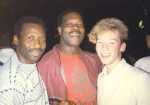 Desmond Brown and soul legend Ray King meeting Stan