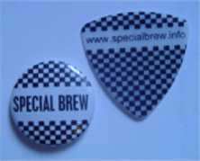Special Brew - Badge & Pick - click for larger image