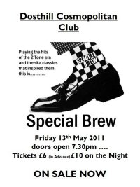 Special Brew play at the Dosthill Cos Club again.